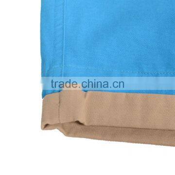 Mens Blue Cotton Twill Cheap Comfortable Cargo Short photo-4