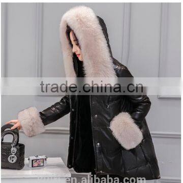 Womens Down Jackets 2016 Duck Down Jacket Women Warm Down Parka Big Real Fur Collar Feather Jacket Female Winter Down Coat photo-6