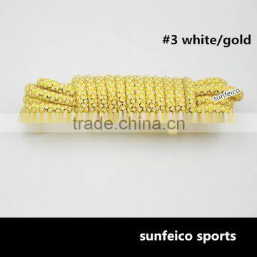 2016 High Quality Glitter Round Rope Shoelaces 51"~Mixed Colors~Sneaker Glitter Sparkle Rope Laces Hiking Boot Lace photo-6