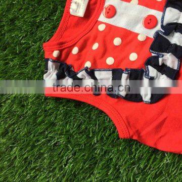 2016 Baby Girls Boutique Outfits Girls Summer Clothing Ruffle Shorts Bib Top With Matching Headband photo-2