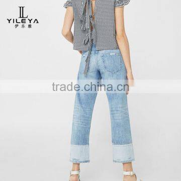 Branded 100% Cotton Jeans Low Price Manufacturers in China photo-3