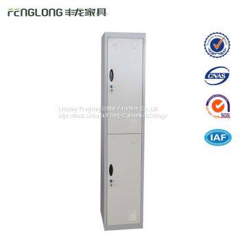 High quality vertical 2 door steel employee sports lockers steel shoe storage locker