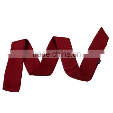 Polyester Multifunction Skinny Scarf Wine Red Choker