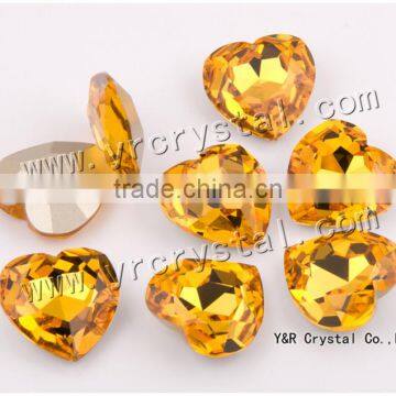 4827 Crystal Beads 28mm Heart Glass Gemstone