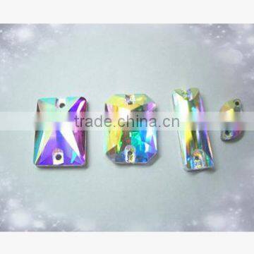 Crystal ab Teardrop Sew on Crystal Beads for Wedding Dress photo-6