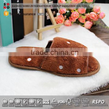 2017 Custom Super Soft Hotel Comfortable Close Toe Fluffy Velvet Slipper slipper & sandal making machine