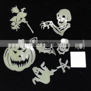 Halloween wall sticker glow in dark window sticker fluorescent luminous decorations
