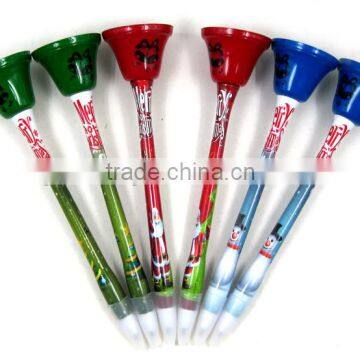 festival halloween Christmas jingle bells ballpoint pen promotional pen