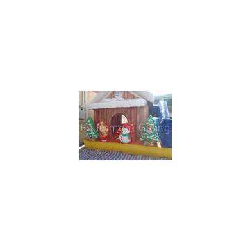 Residential  Inflatable Combo Bouncers / InflatableChristmas House For Fun