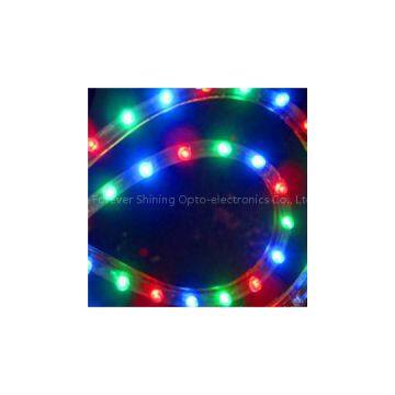 Silicone PVC RGB LED Strip, Flat 3mm RGB DIP LEDs(CE&RoHS)