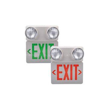 LX-7501G/R UL Exit Sign/Emergency Light Combo