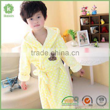 Super Soft Flannel 100% Polyester Robe For Children