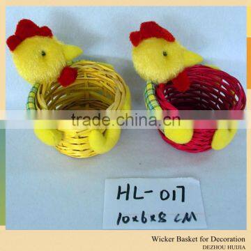 China new Handmade Artware small wicker gift baskets for decoration