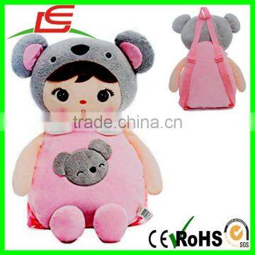 Wholesale plush Koala Girl soft bags for kids