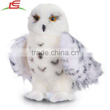 Quality Cuddly Fluffy Children Perfect Gift Snowy White Plush Owl Toy For Bird Lovers