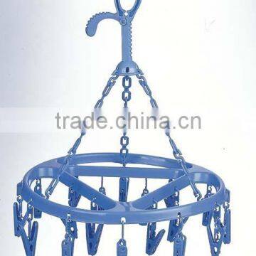 Supply clothes hanger with 18 clips Practical good quality