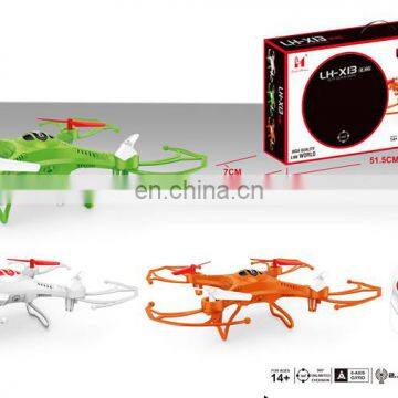 LH-X12 rc Hexacopter Drone With 2.4G 4 Channel 6-Axis Gyro rc Quad Copter Headless Mode and Light