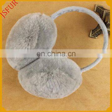 Winter Headwear Accessory Wholesale Rabbit Fur Earmuffs