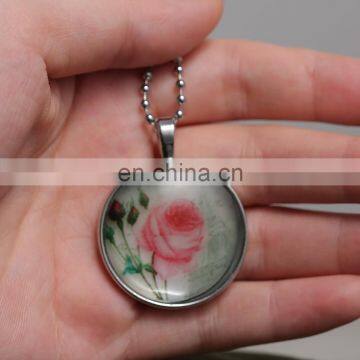 Rose Pattern Retro Specialized Glow in the Dark Magical Necklace photo-4