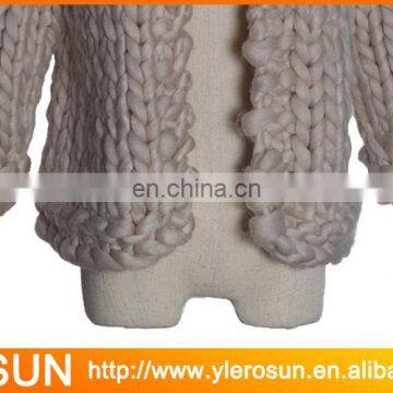 Supplier Soft 100% Wool Handmade Sweater for Babies photo-5