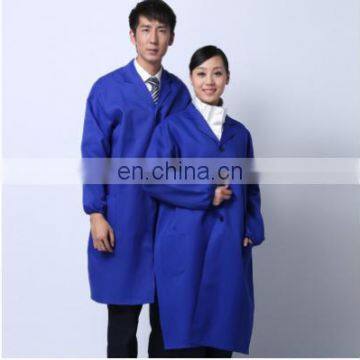 Hot sell esd blue antistatic work smock