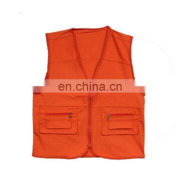 mens cotton canvas work vest/canvas hunting vest/winter canvas vests