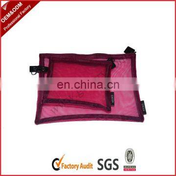 Nylon Mesh Cosmetic Bags Sets