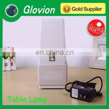 Glovion touch led lamp for sleeping led desk wooden lamp new style alarm clock