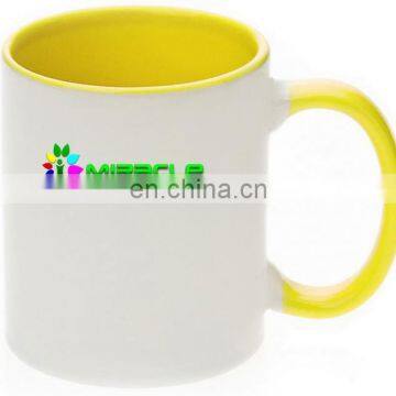 Top Grade Heat Transfer Sublimation Two-tone Color Coated Coffee Mug