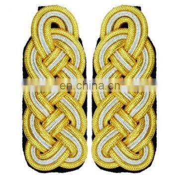 officer shoulder board, shoulder rank, corded shoulder board, shoulder cords