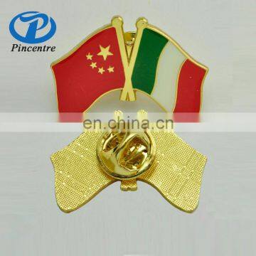 Wholesale Souvenir Factory Supply Metal Cross Flag Pin Badge photo-5