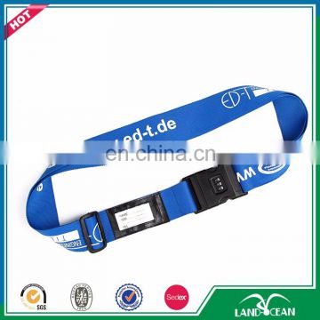 Wholesale promotion luggage tsa scale strap with name