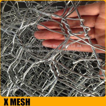 Hexagonal Wire Mesh Wall Basket , 2x1x1meters Wire Cages For Rock Retaining Walls