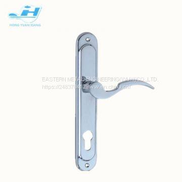 CP Zinc Allow Lever Handle Mortise Lock Door Handle With Cylinder Hole Used in Wooden Door or Bathroom photo-5