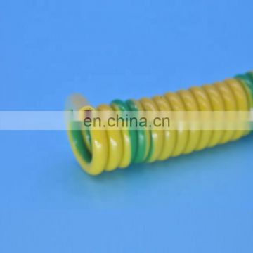 Elastomeric power cables spring wire  spiral coiled cable