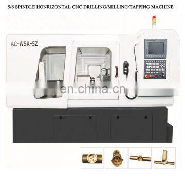 China metal workpieces tapping drilling 5 axis CNC milling machine