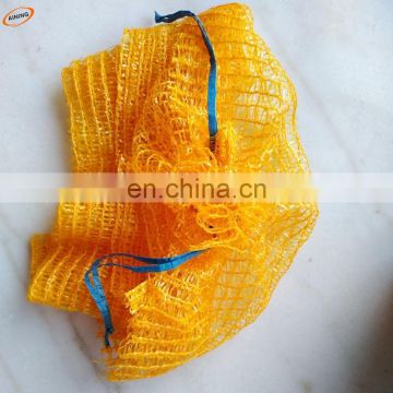 Raschel mesh bags on roll for vegetables