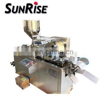 Flat plate alu plastic blister packing sealing machine