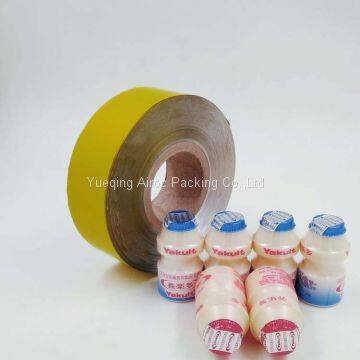 Plastic cups aluminum lidding film