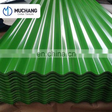 color steel plate/corrugated galvanized roofing tile in China