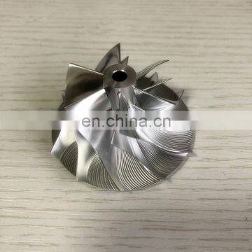 GT15-25 43,20/60,00 мм 6+6 лезвий высокопроизводительный брус / фрезеровка / алюминиевый 2618 колесо компрессора турбонаддува photo-2