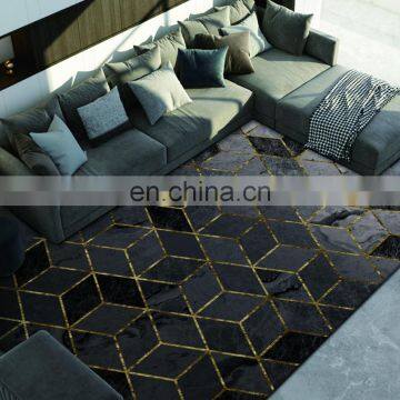 Chinese custom 3D printed  floor carpets for living room