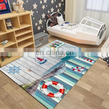 China factory cheap price 3d print carpet mat for living room