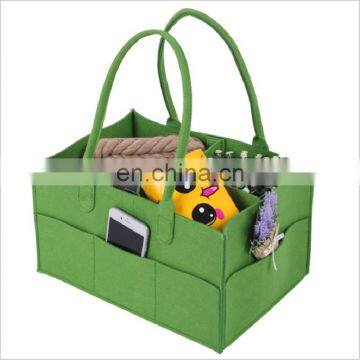 2019 Foldable Baby Diaper Caddy Organizer With Felt Material photo-3