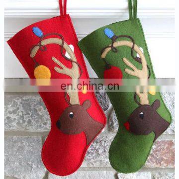 christmas felt crafts hanging big sock decoration for child