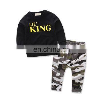 Short /long Sleeve Shirt and Camouflage Pants Sets 2PCS Children Baby Clothes Set Kids Suit Wholesale photo-3