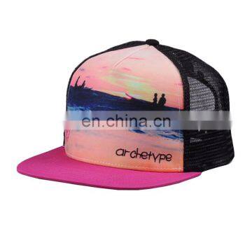 custom sublimation advertisement trucker cap