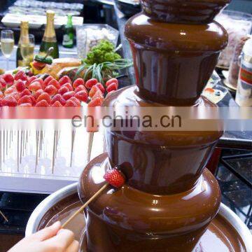 4 tiers commercial chocolate fountain