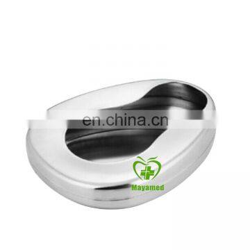 High quality Reusable hospital Use adult Patient Stainless Steel Bedpan with cover/lid