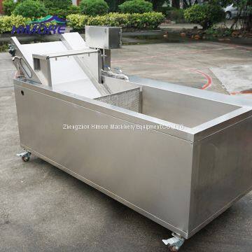 Fully Automatic Continuously Leafy Vegetable Fruit Lettuce Cabbage Bubble Washing Cleaning Machine With Ozone photo-3